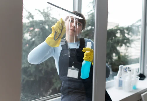 Nettoyage de vitres intérieures et extérieures à Mortrée